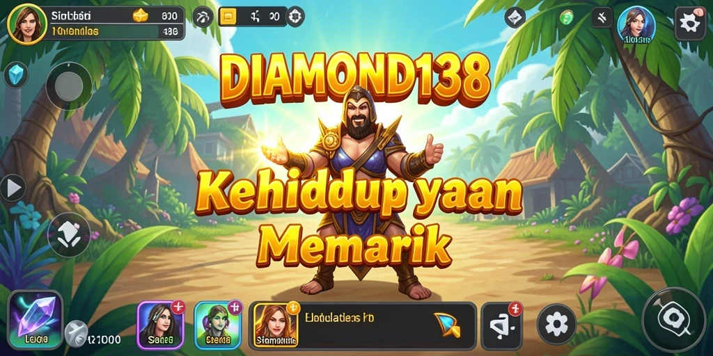 Tampilan gameplay menarik dari DIAMOND138 dalam dunia simulasi.