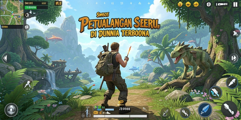 Gameplay seru di dunia terbuka SM605 yang menakjubkan.