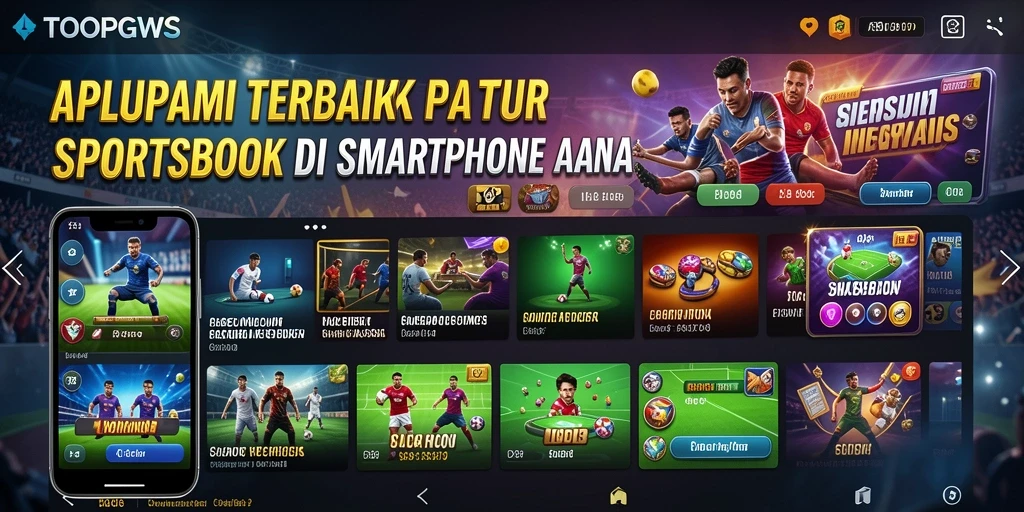 Tangkapan layar TOOPGWS menampilkan pengalaman taruhan olahraga yang menarik.